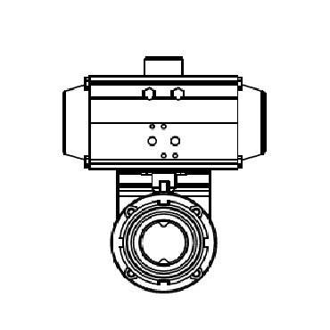 4305 P10 - Заслонка прямая С - С с AT DA 4410