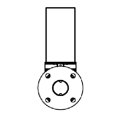 4307B P15 - Заслонка прямая С - С с DA 4415