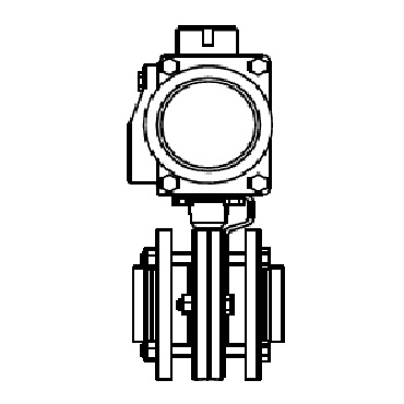 4308 P05 - Заслонка прямая С - С с AT SR 4405